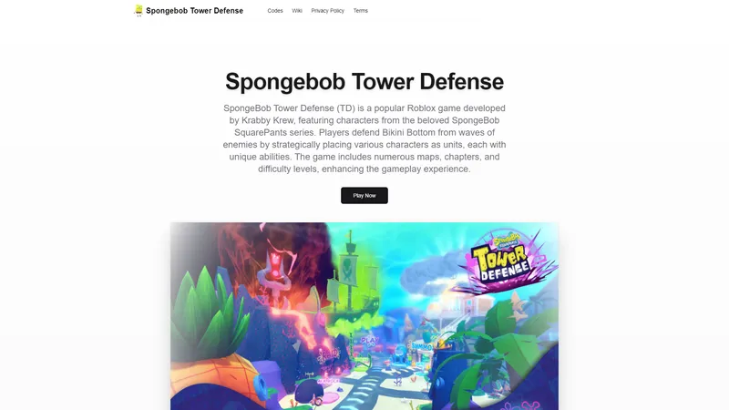 SpongeBob Tower Defense