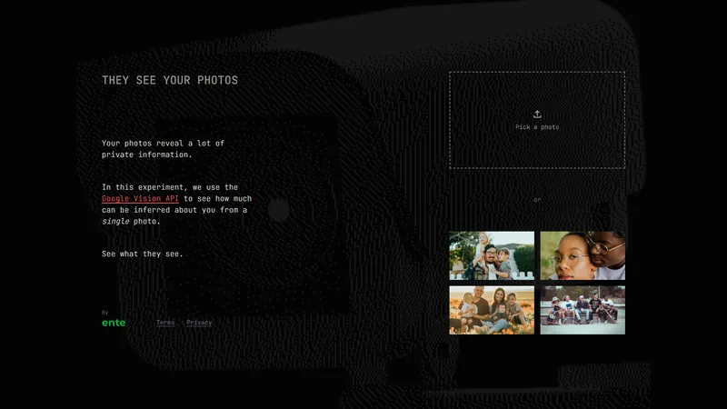 They See Your Photos - AI Tool Screenshot