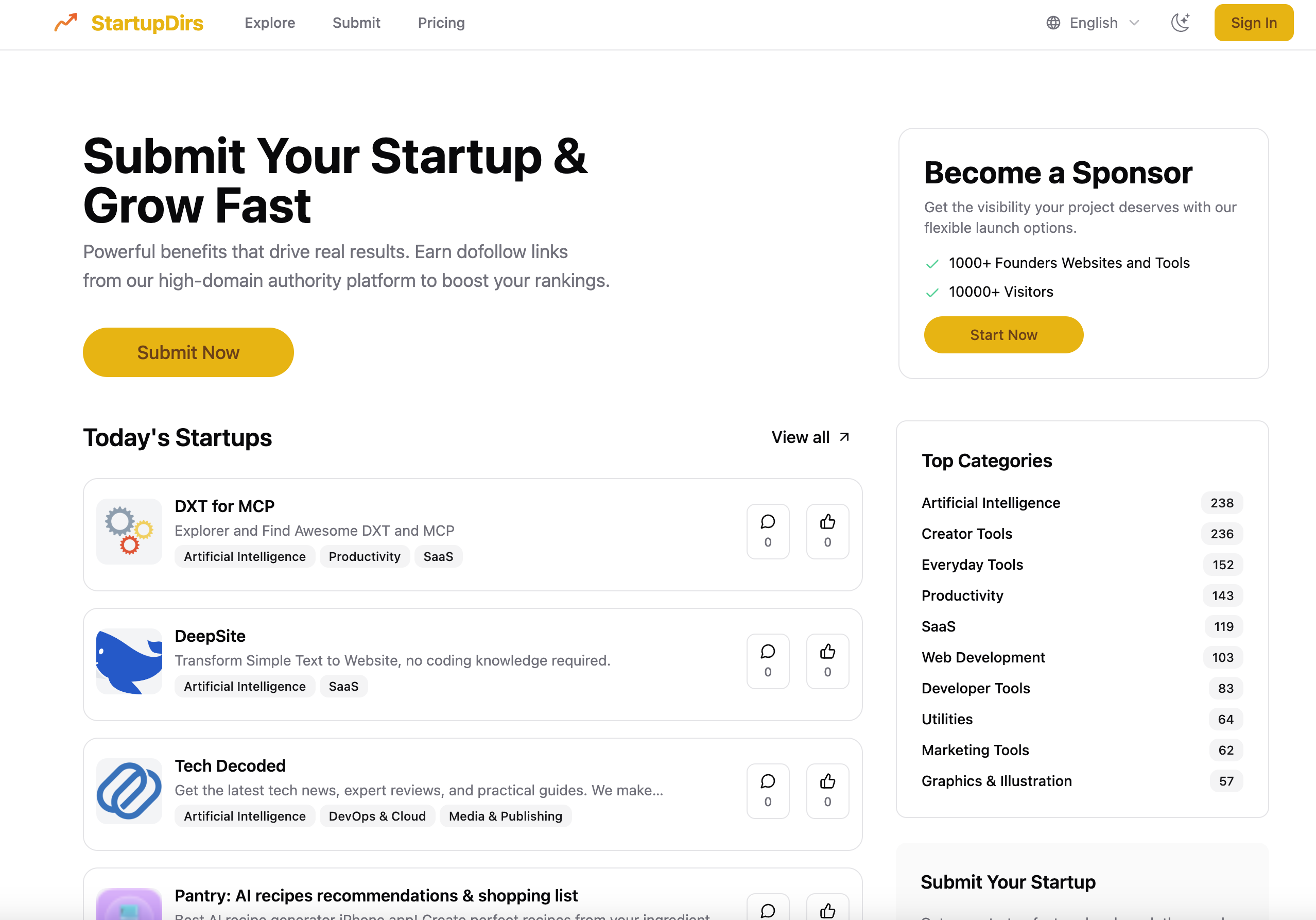 StartupDirs